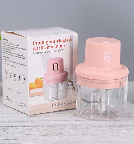 مفرمة كهربائية ذكية صغيرة الحجم وقابلة لإعادة الشحن عبر