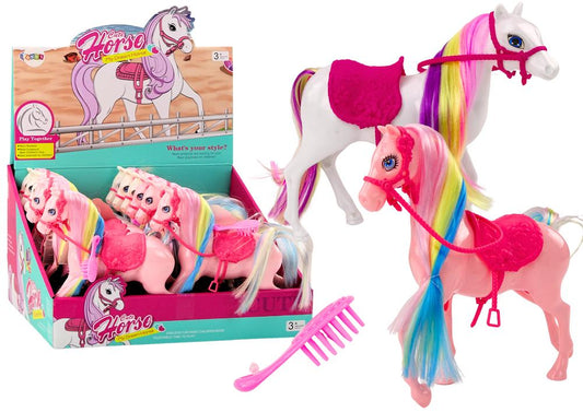 Figurine Horse With Colorful Mane