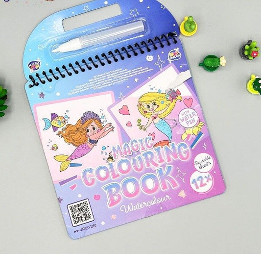 Magic Water Colouring Book