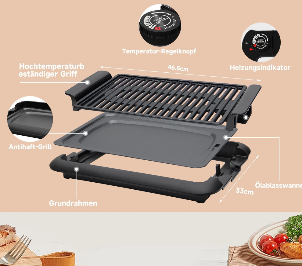 ELECTRIC INDOOR GRILL