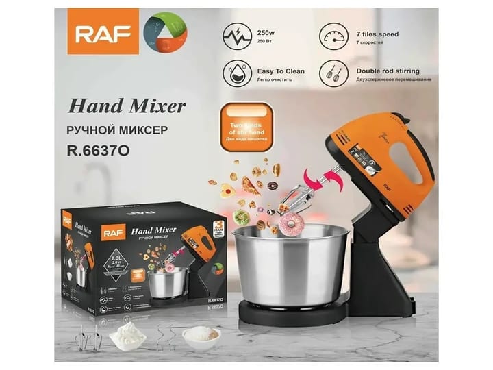 Hand and stand mixer